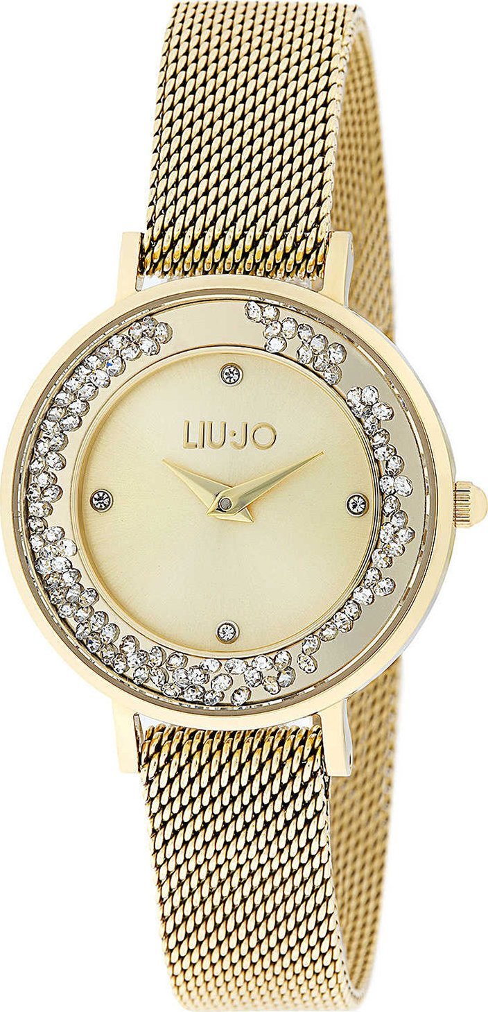Zegarek Liujo Zegarek damski LIU JO TLJ1691 CYRKONIE złoty