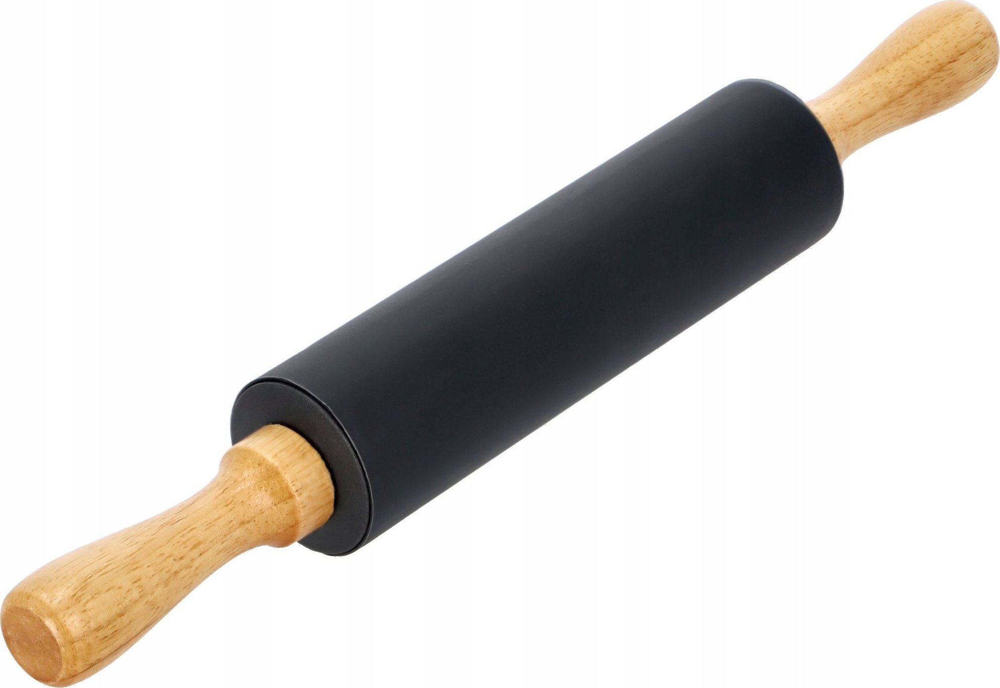 Kadax Wałek Silikonowy Do Ciasta Obrotowy Czarny 39 cm