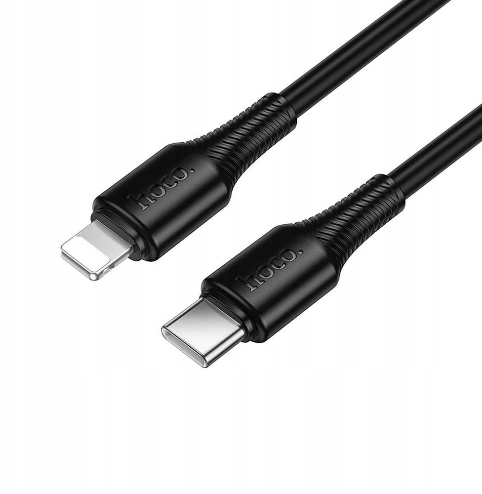 Kabel USB Hoco Kabel USB C do Lightning PD 27W 1 m X120 czarny