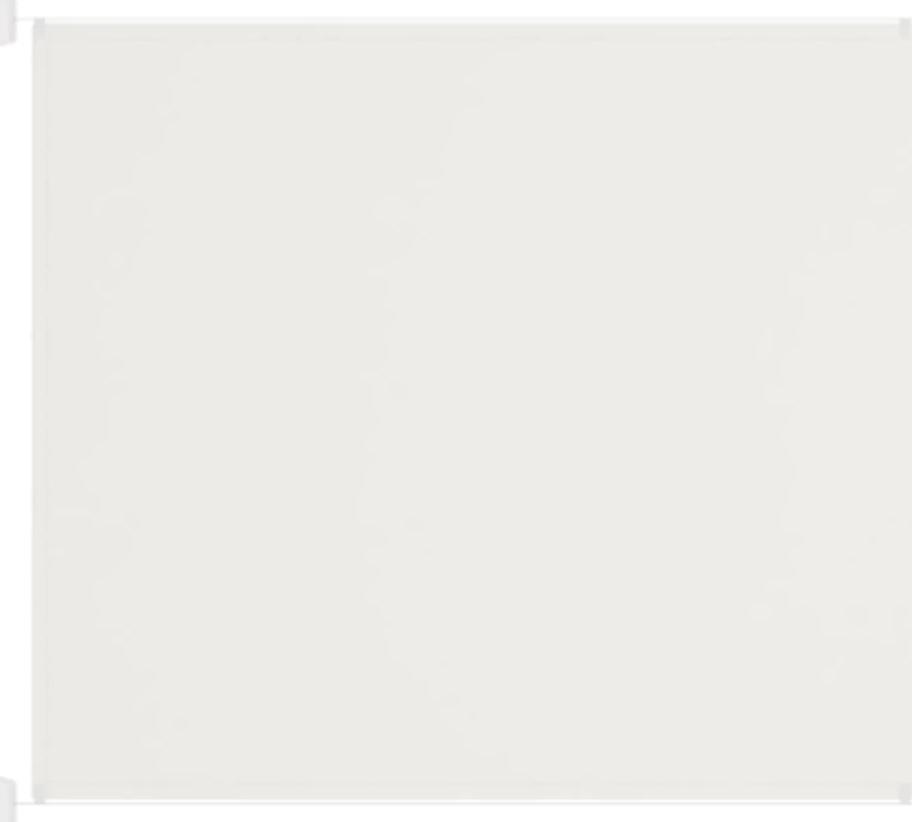 vidaXL Markiza pionowa, biała, 140x270 cm, tkanina Oxford