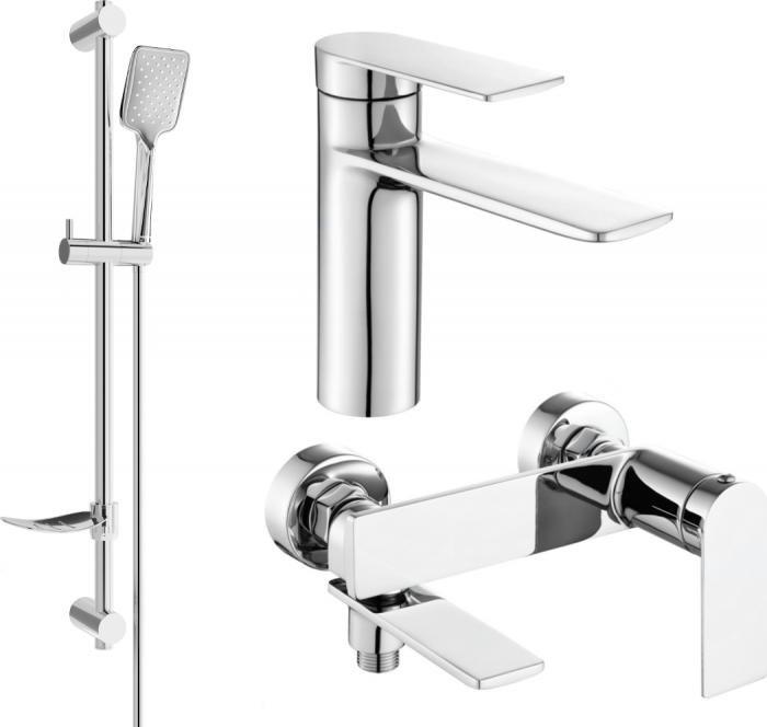 Bateria wannowa Mexen Mexen Zero DF62 zestaw wannowy, chrom - 71103DF62-00