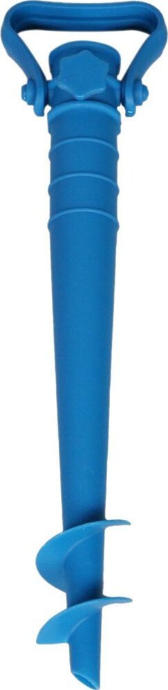 Enero Baza mocowanie do parasola ogrodowego plażowego plastikowa wkręcana Enero Camp niebieska