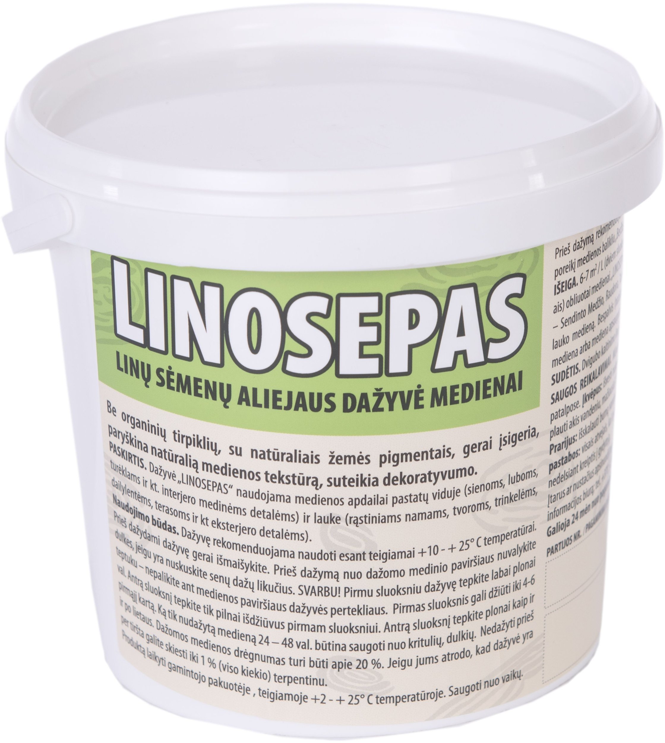 FINISHING AGENT LINOSEPAS COLORLESS 5L