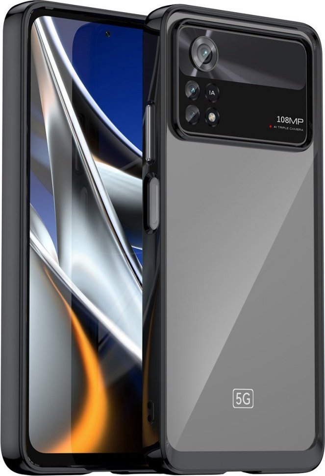Braders Etui Outer Braders z Ramką do Xiaomi Poco X4 Pro 5G czarny