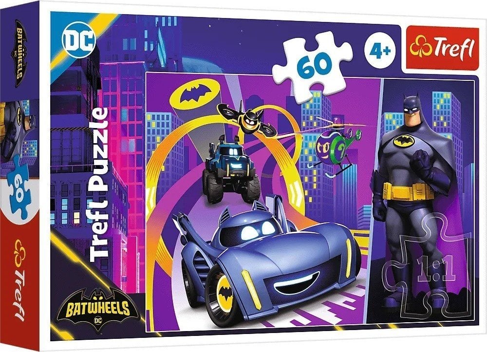 Trefl Puzzle Batman i jego pojazdy 60 elementów (17400)