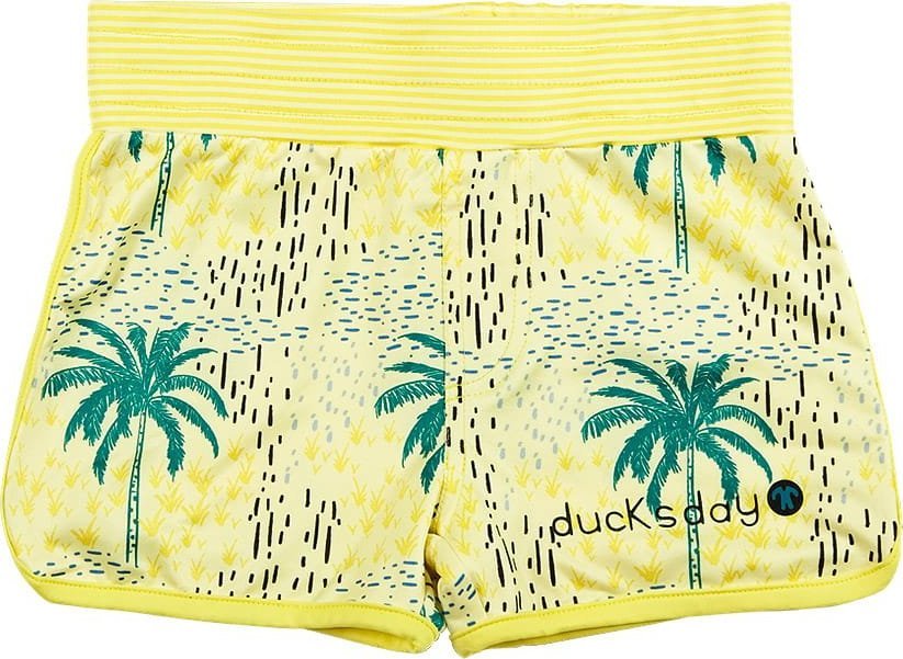 DucKsday Szybkoschnące kąpielówki dla dziewczynki, filtr UV 50+, Cala, rozmiar 7-8 lat (116-122)