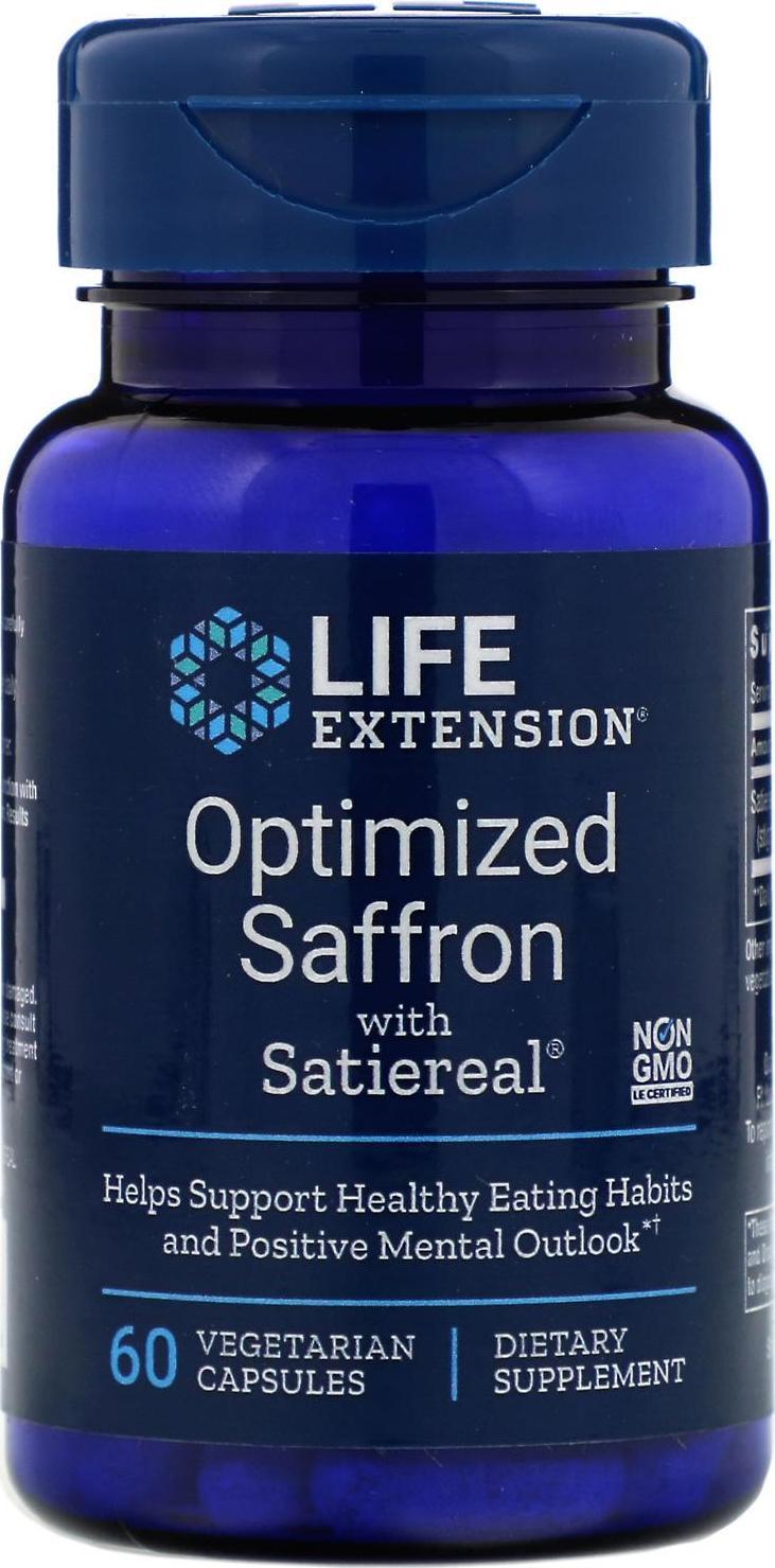 Life Extension Szafran Optimized Saffron with Satiereal 60 kapsułek Life Extension