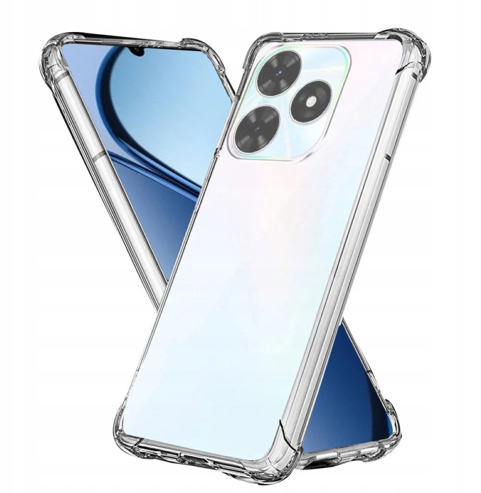 Etui pancerne do Realme C63, przezroczyste