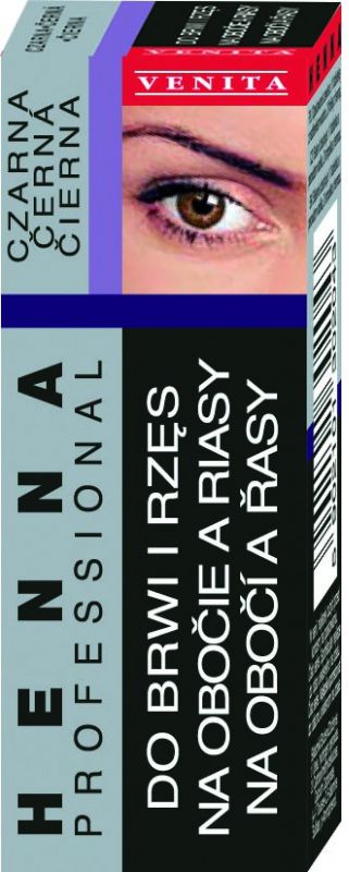 Venita Henna do brwi i rzęs 13g Czarna