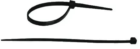 Nylonowe opaski zaciskowe czarne 3,6x200mm (100szt.)