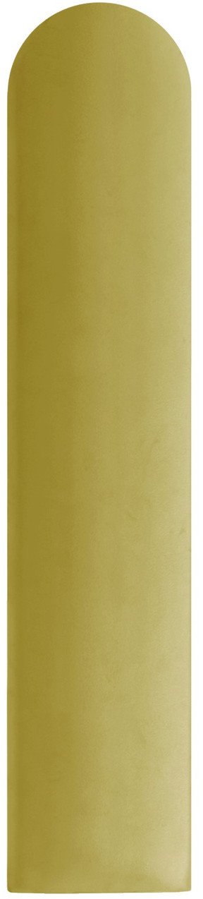 Panel tapicerowany płotek zaokrąglony 110x20 Magic Velvet 2234 (Żółty) 110x20
