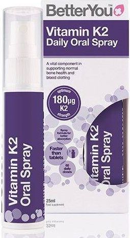 BetterYou BetterYou - Witamina K2 Oral Daily Oral Spray, 25 ml