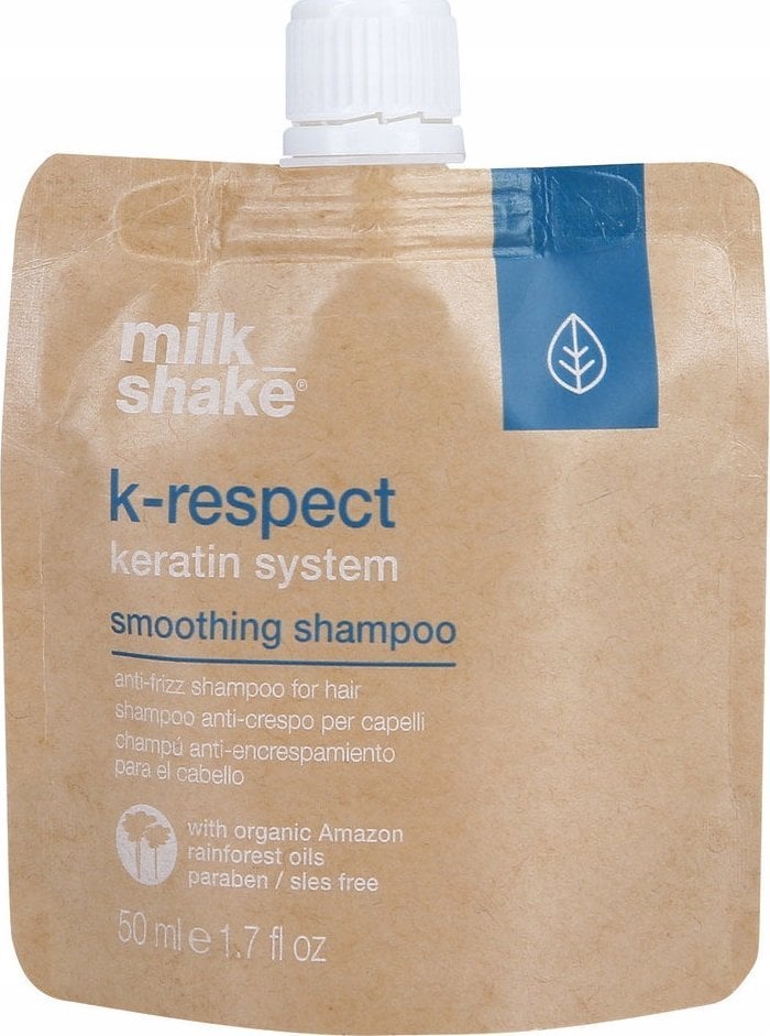 Milk Shake, K-Respect, Keratin, Hair Shampoo, For Smoothening, 50 ml For Women