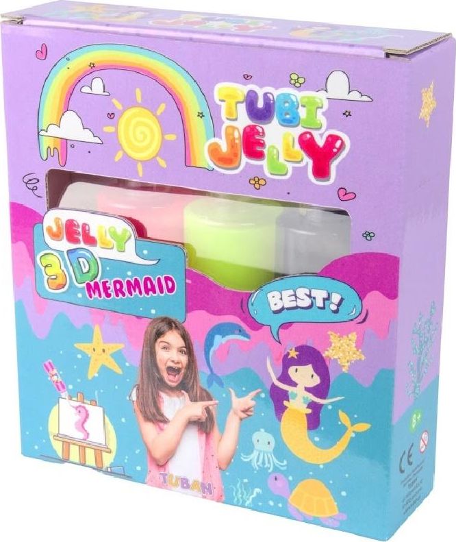 TUBAN Zestaw Tubi Jelly 3 kolory - Syrenka