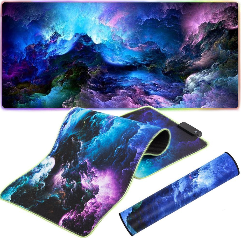 Podkładka Verk Podświetlana podkłada pod mysz gamingowa led rgb Podświetlana podkłada pod mysz gamingowa led rgb