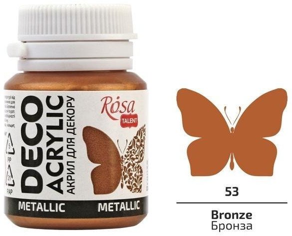 ROSA Farba akrylowa metaliczna brązowy 53 20ml