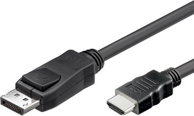 Kabel Alcasa Alcasa HDMI 5m DisplayPort Czarny
