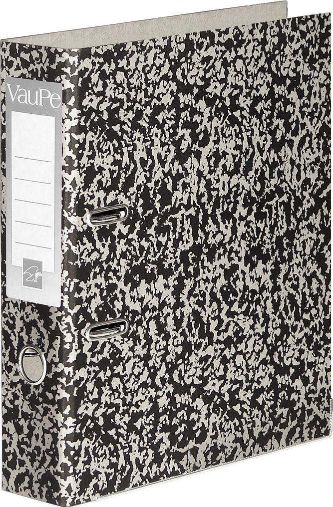 Segregator VauPe dźwigniowy A4 75mm marmurowy (020/99)