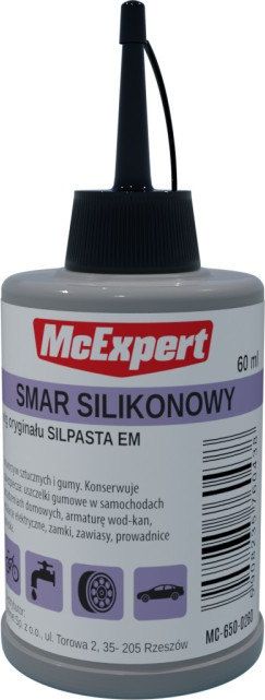 McExpert SMAR SILIKONOWY BUTELKA Z MIESZKIEM 60ML