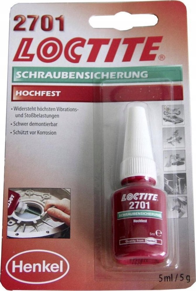 Loctite Loctite 2701 Klej anaerobowy do gwintów 5ml