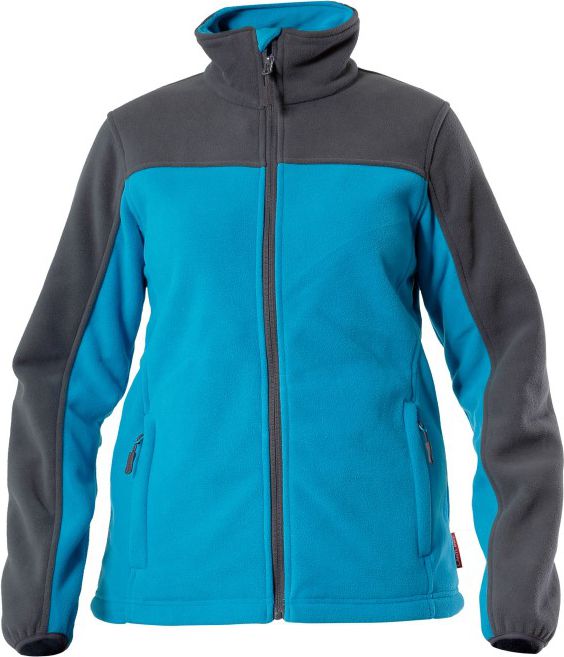 Lahti Pro Bluza polarowa damska turkusowa-szara rozmiar XXXL (L4010306)