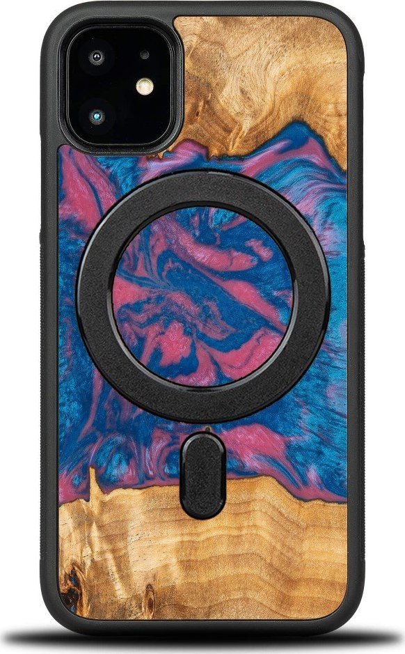 BeWood Etui Bewood Unique na iPhone 11 - Neons - Vegas z MagSafe