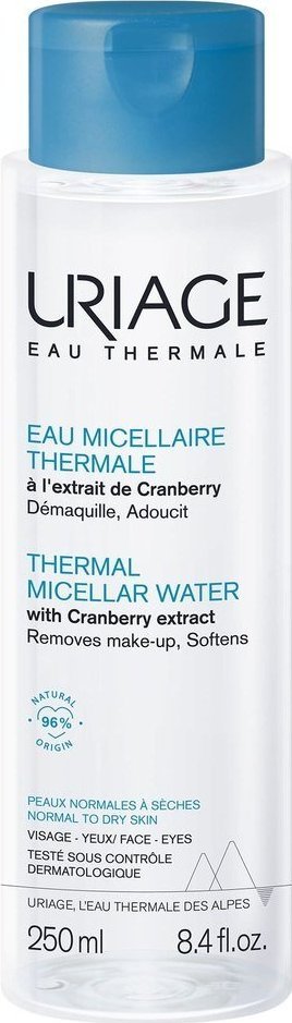 Uriage Thermal Micellar Water Płyn micelarny z ekstraktem z żurawiny do cery normalnej i suchej 250ml