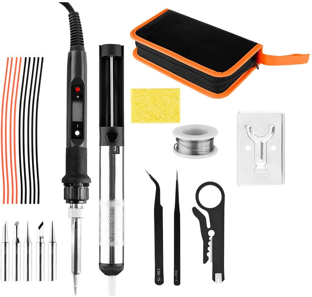 Lutownica precyzyjna 80W zestaw 16 el.
