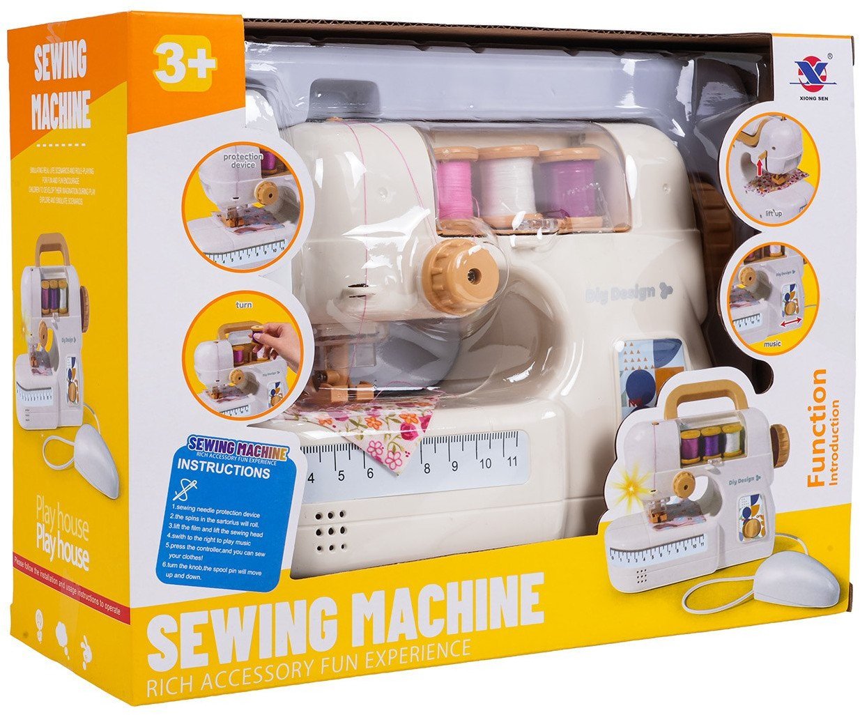 Maszyna do Szycia + Akcesoria Biała