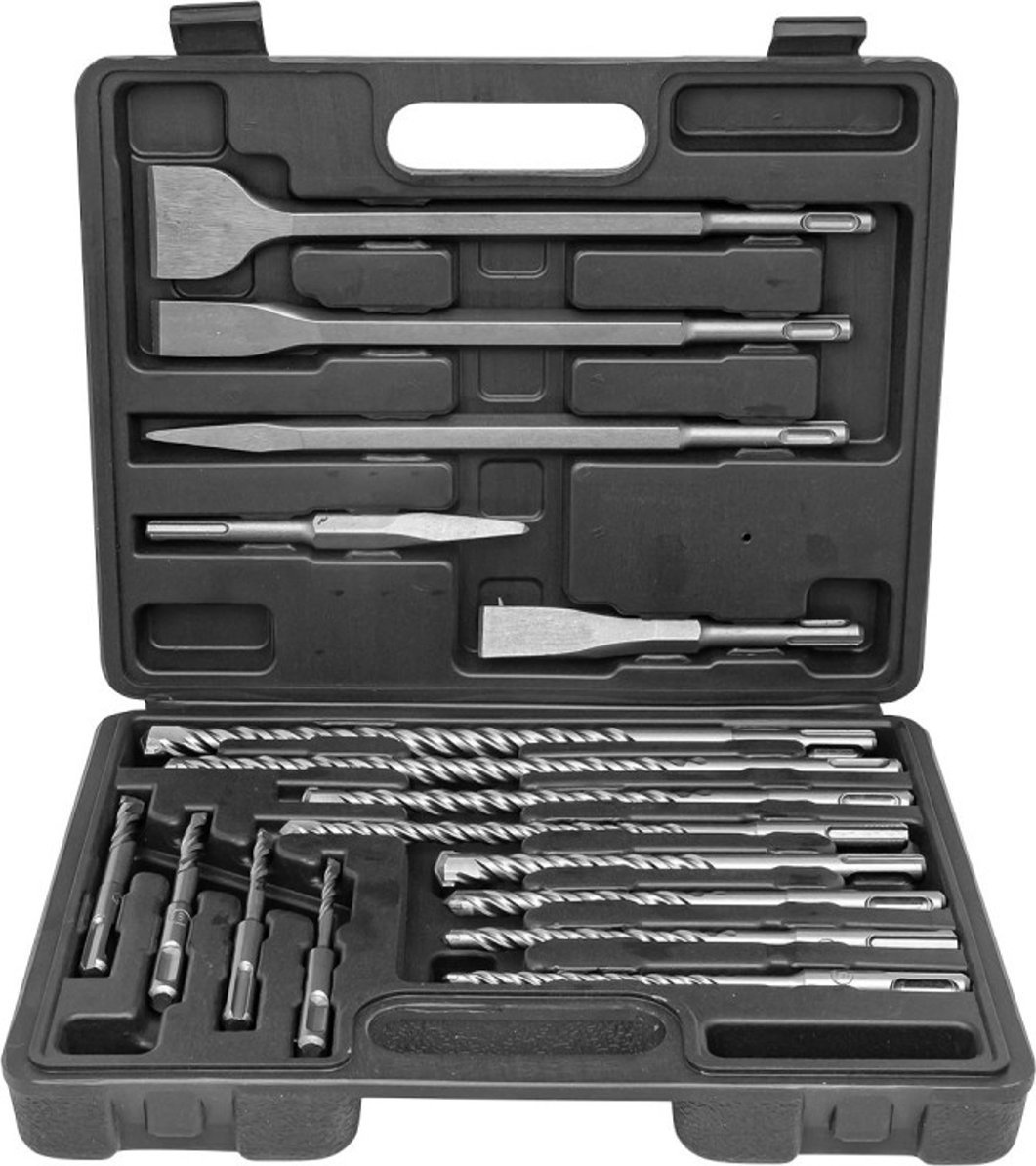 Wiertło Forsage Zestaw wierteł widiowych i dłut SDS 17el.