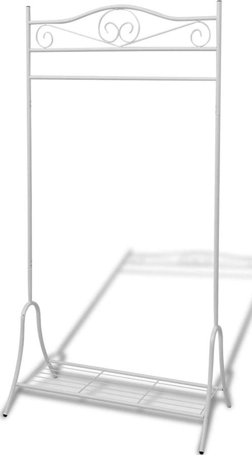 Elior Biały elegancki wieszak na ubrania - Passo