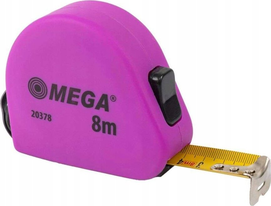 Mega MIARA ZWIJANA 8M/25MM, 2 STOPERY, PVC, SOFT