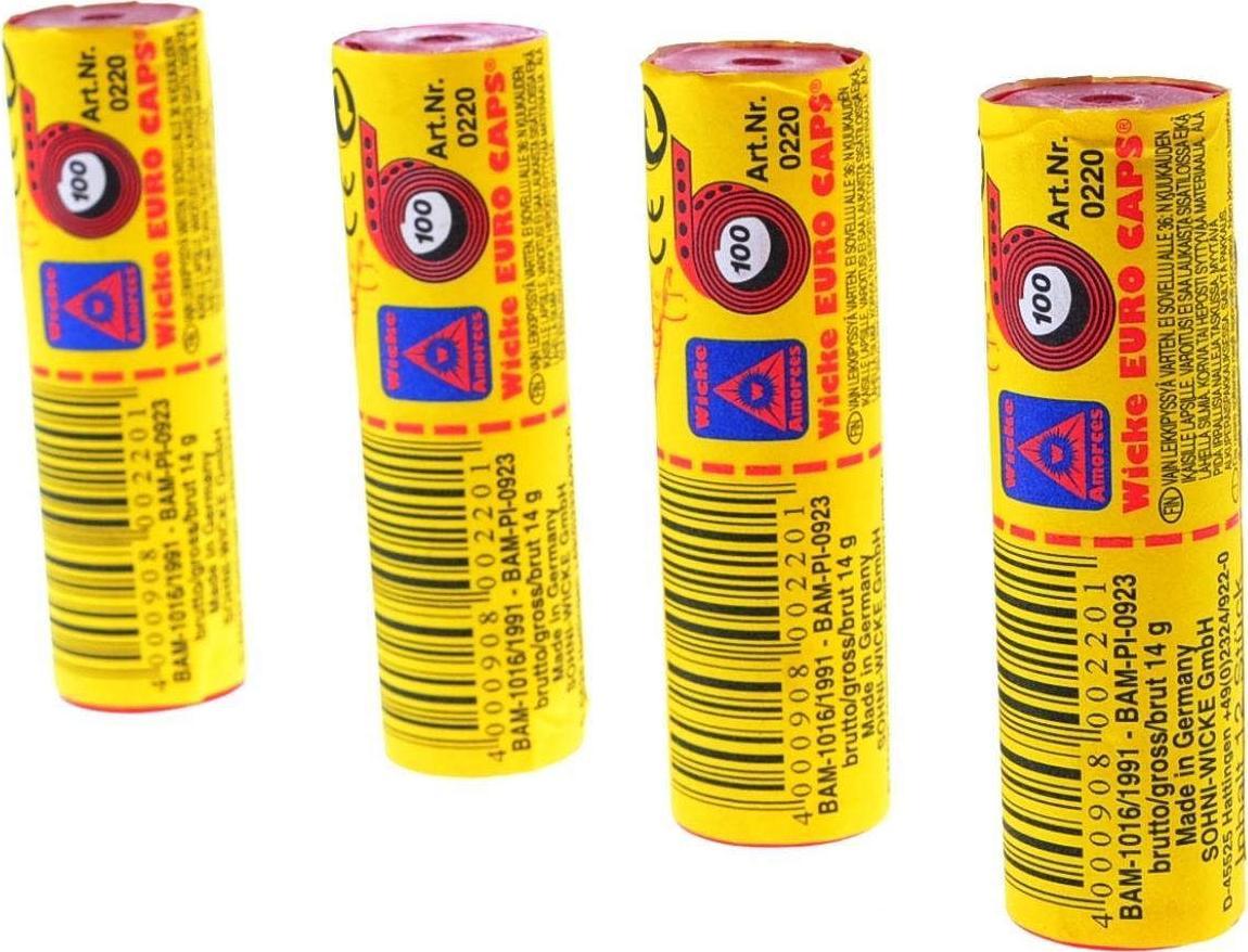 MZ Zestaw 12 taśm kapiszonów do pistoletów dla dzieci 1200 wystrzałów