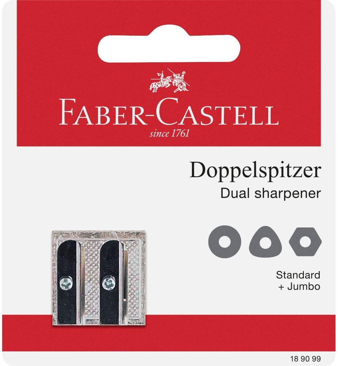 Faber-Castell 189099 temperówka Temperówka ręczna Srebrny