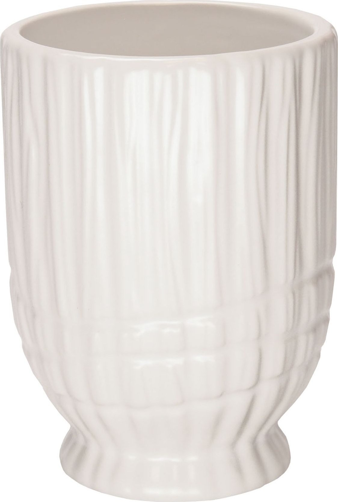 Kleine Wolke Concha Kubek łazienkowy White Biały muszla