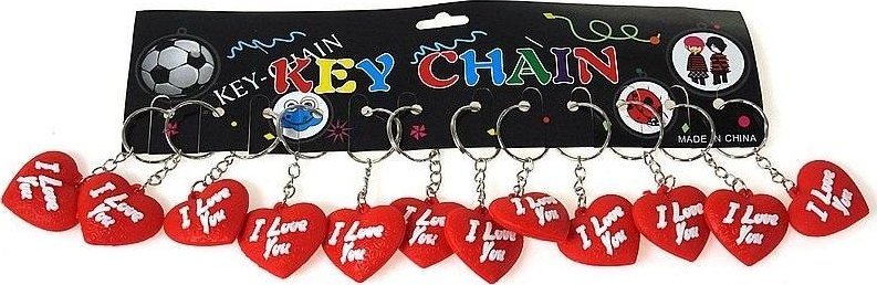 Brelok serce (12szt)