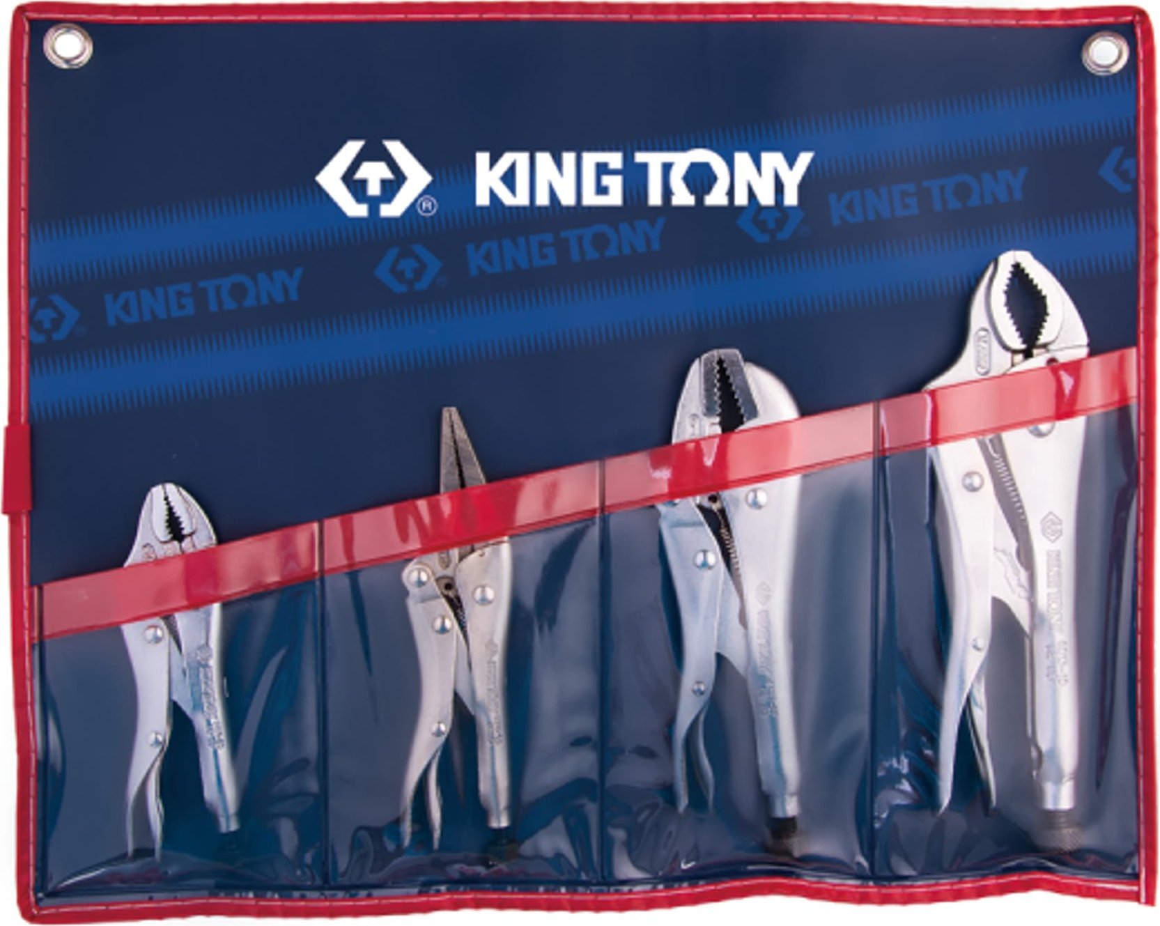 King Tony ZESTAW SZCZYPIEC ZACISKOWYCH MORSE''''''''A 4 SZT. ETUI''''''' King Tony