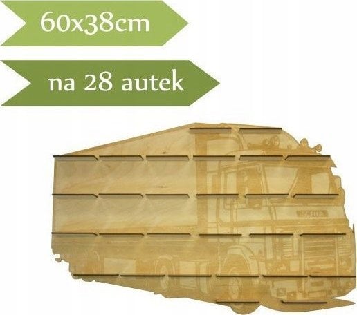 naSciane Półka na resoraki autka samochody hot wheels tir