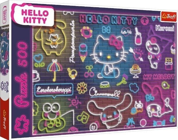 PUZZLE 500 Neon HelloKitty 37523