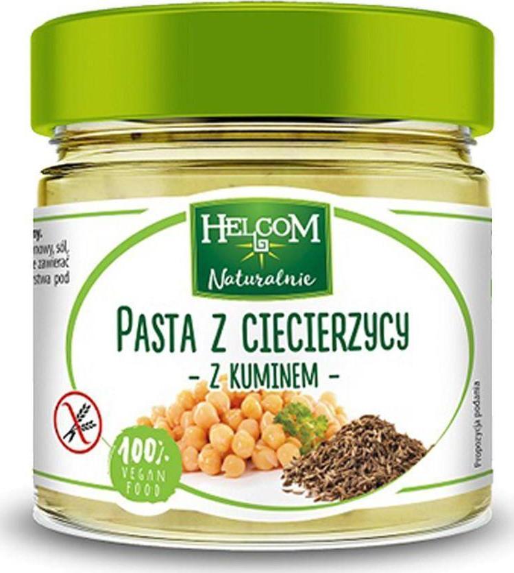 Helcom Naturalnie Pasta z ciecierzycy z kuminem Helcom, 190g