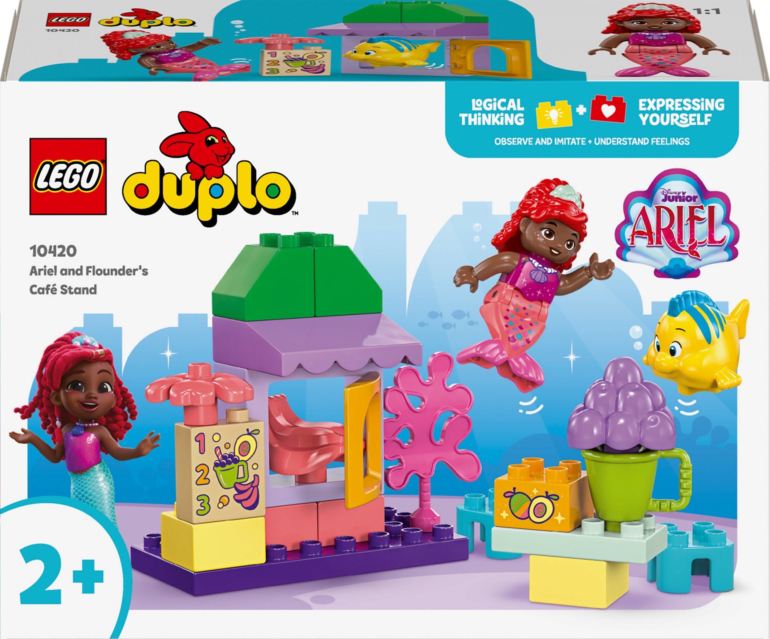 LEGO Duplo Disney Stoisko kawowe Arielki i Florka (10420)