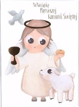 HENRY Karnet B6 Komunia - Anioł