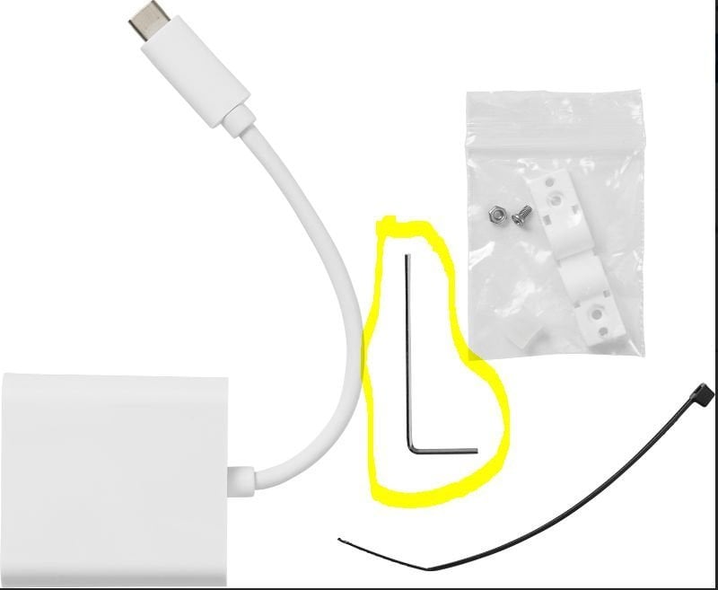 VivoLink Vivolink PROADRING-TOOL akcesorium do blokady kablowej Klucz Szary 1 szt.