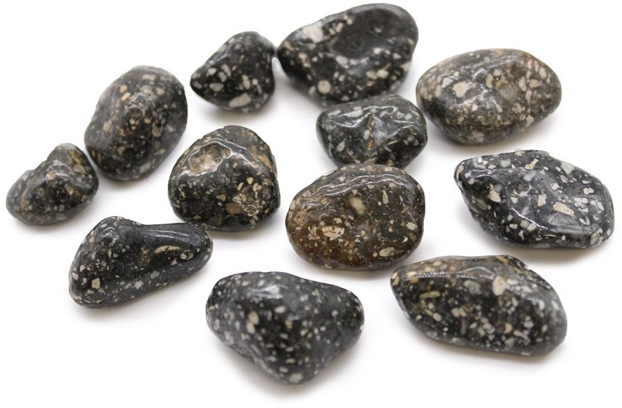 Kamień Afrykański Średni - Jaspis Perliczka | 12 sztuk