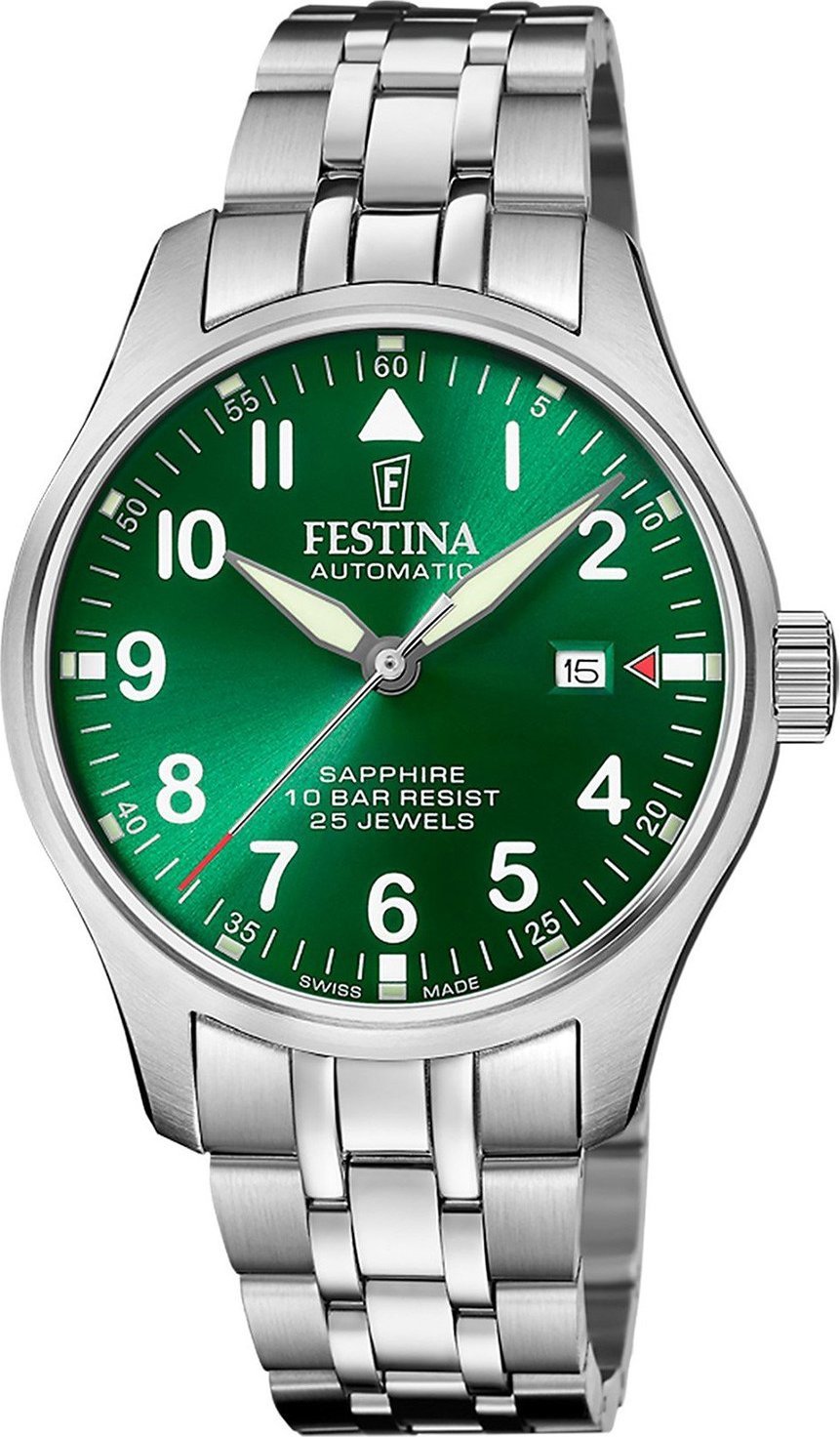 Zegarek Festina Zegarek męski Festina F20151-B srebrny