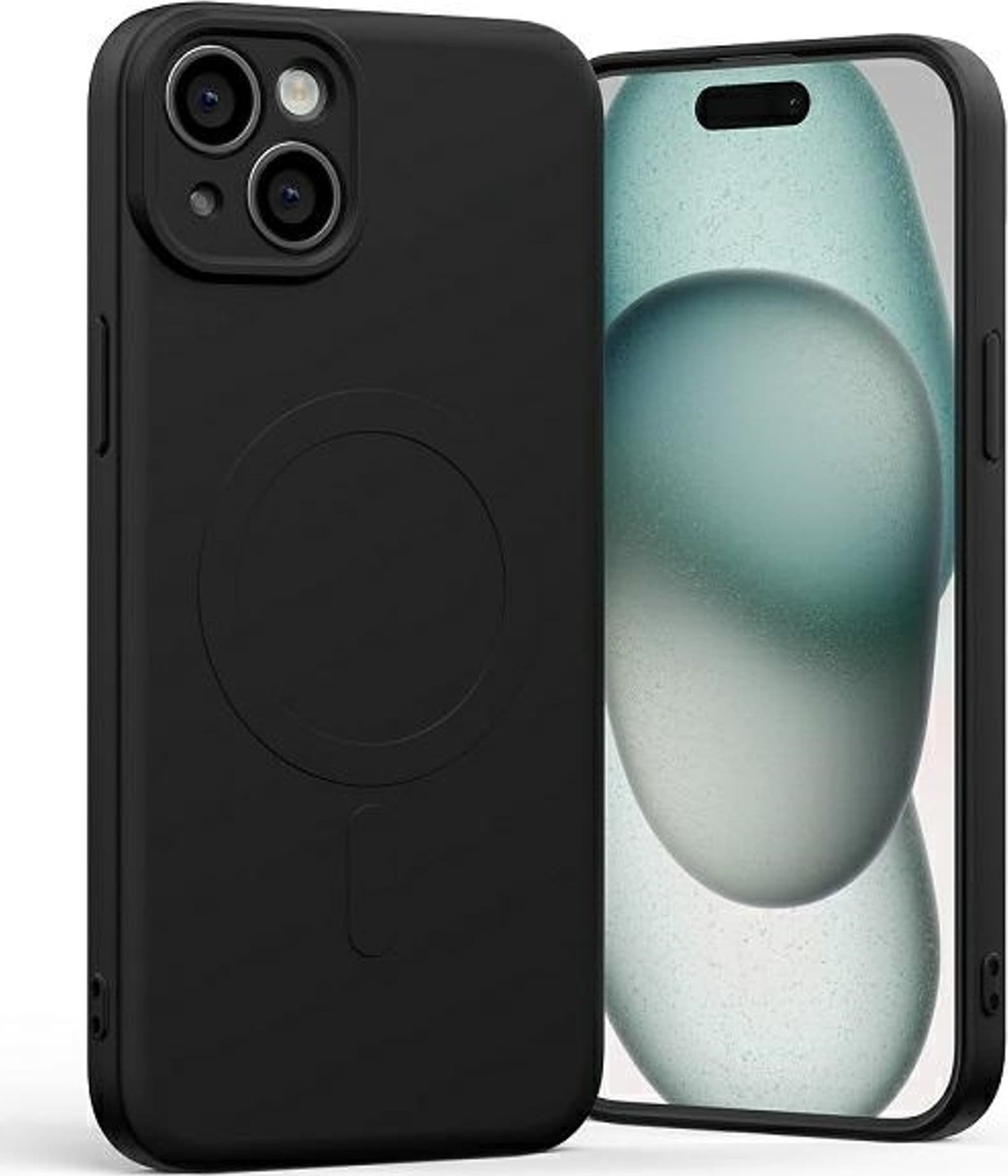 Mercury Mercury MagSafe Semi-Silicone iPhone 15 Plus 6,7" czarny/black