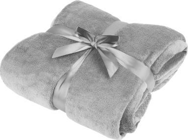 Teesa Koc polarowy 200x220 cm TEESA - szary