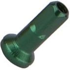 Cn Spoke Nyple AN12 12mm aluminiowe zielone 144szt.