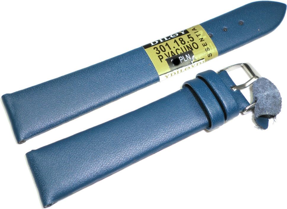 Diloy Skórzany pasek do zegarka 18 mm Diloy 301.18.5