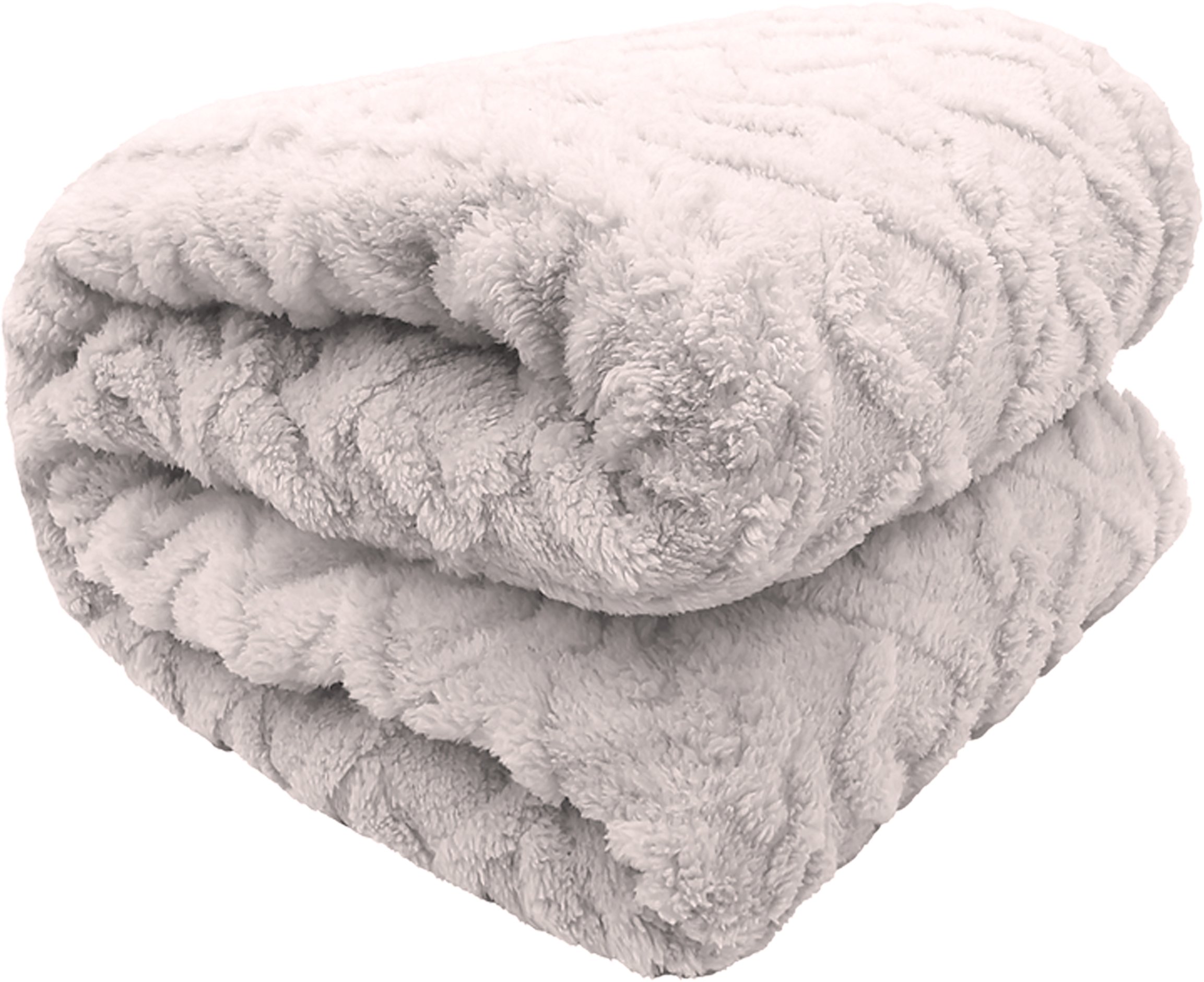 kontrast Narzuta 200x220 szary koc Aries ciepły tłoczony miękki flanelowy